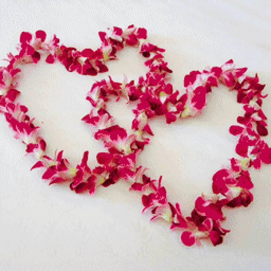 Унисон сердец. - символ, сердечки, любовь - предпросмотр