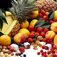 Схема вышивки «фрукты»