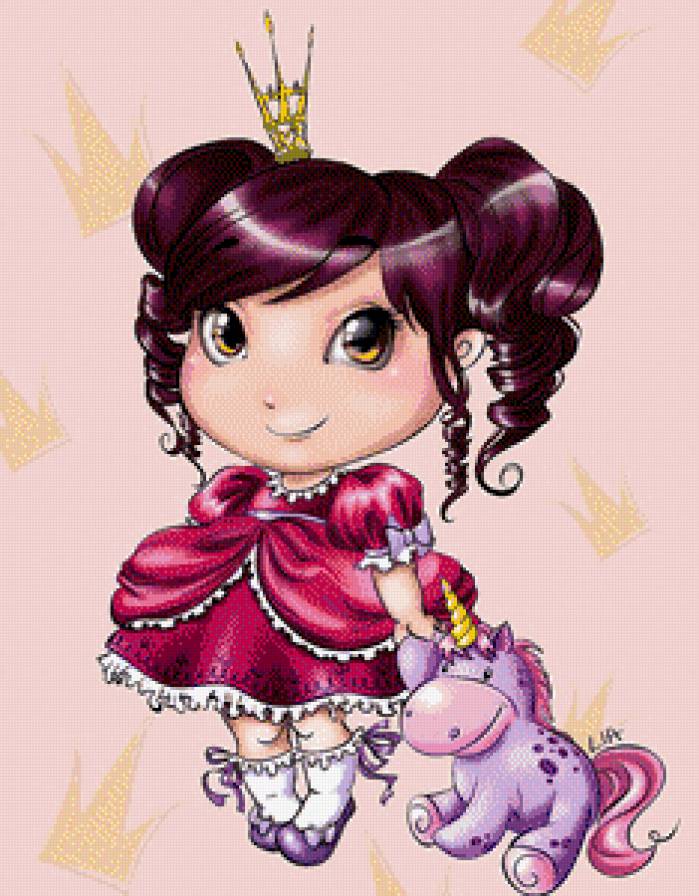 Маленькая принцесса - детская, девочка, дети - предпросмотр