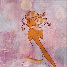 Схема вышивки «Дева»