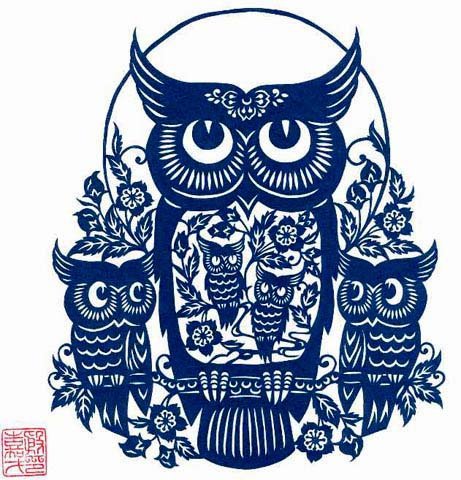 Совы - птицы, сова, монохром - оригинал