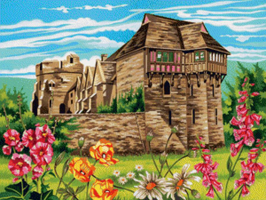 Замок - пейзаж - предпросмотр