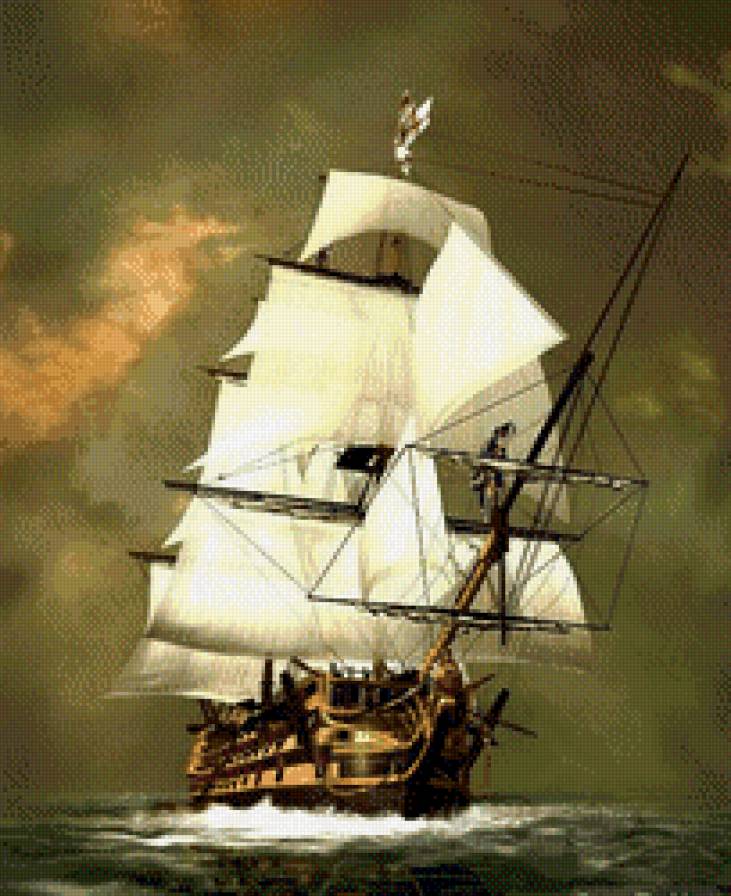 №597257 - парусник, корабль - предпросмотр