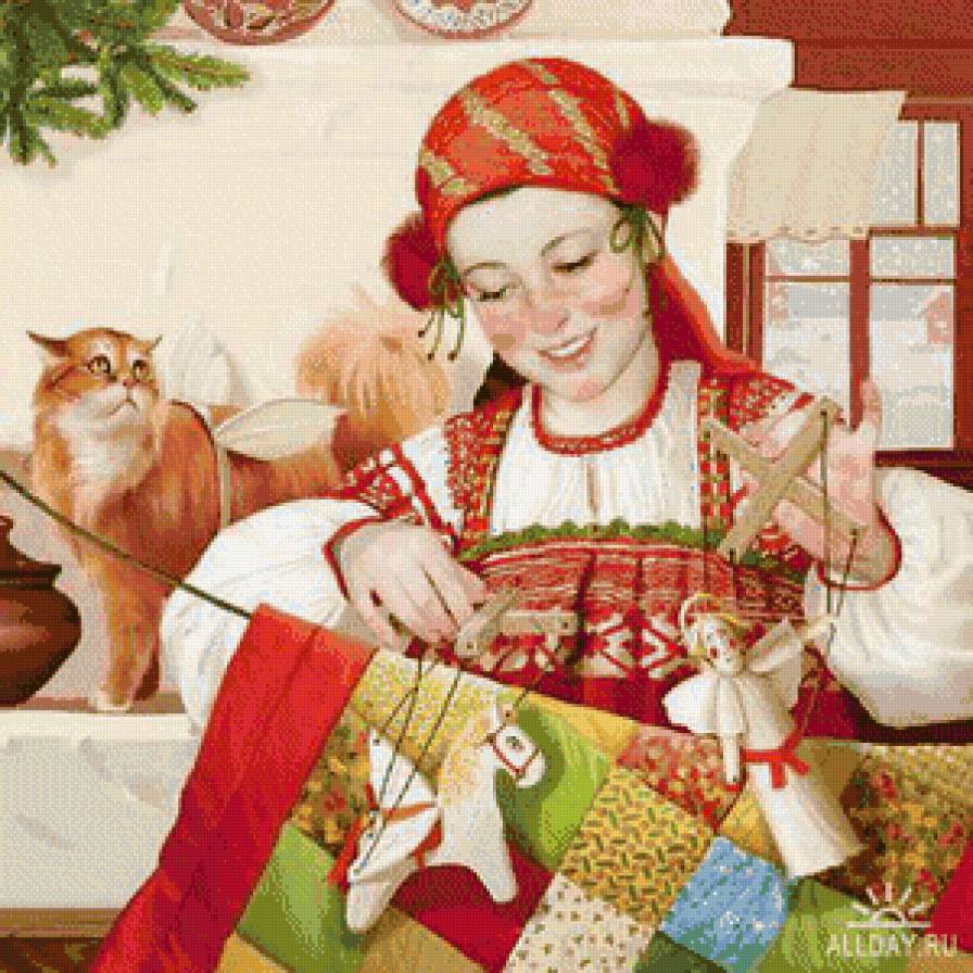 кукольный театр - котики, театр, девочка - предпросмотр