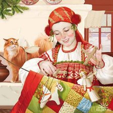 Схема вышивки «кукольный театр»