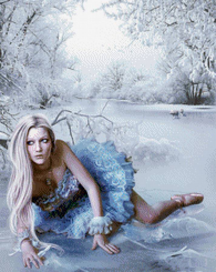 балерина - балет, зима, девушка - предпросмотр