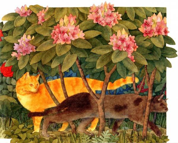 картина - картина кошки - оригинал