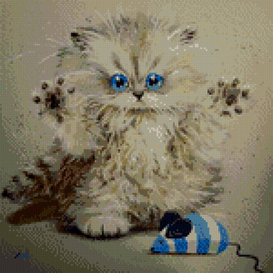 Кошки мышки - котята, котики, кошки, мыши - предпросмотр