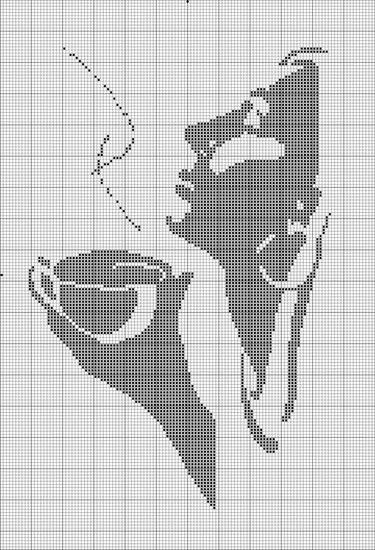 Аромат кофе - люди, монохром, кофе - оригинал