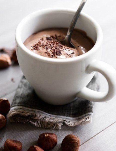 Чашка шоколада - десерт - оригинал