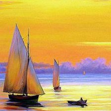 Схема вышивки «Закат»