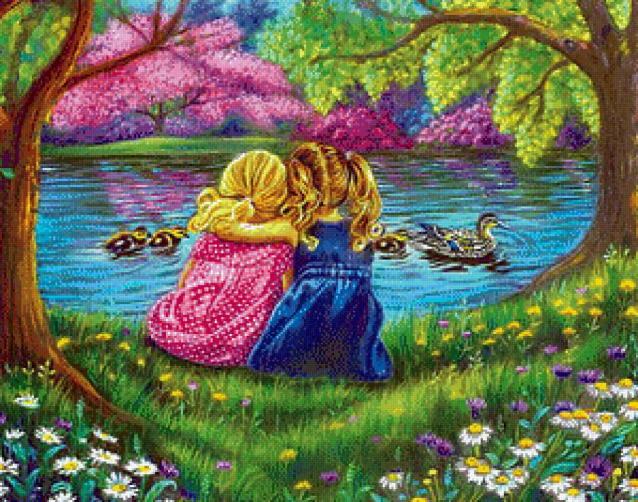 Подружки - малыши, дети - предпросмотр