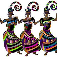 Схема вышивки «африка»