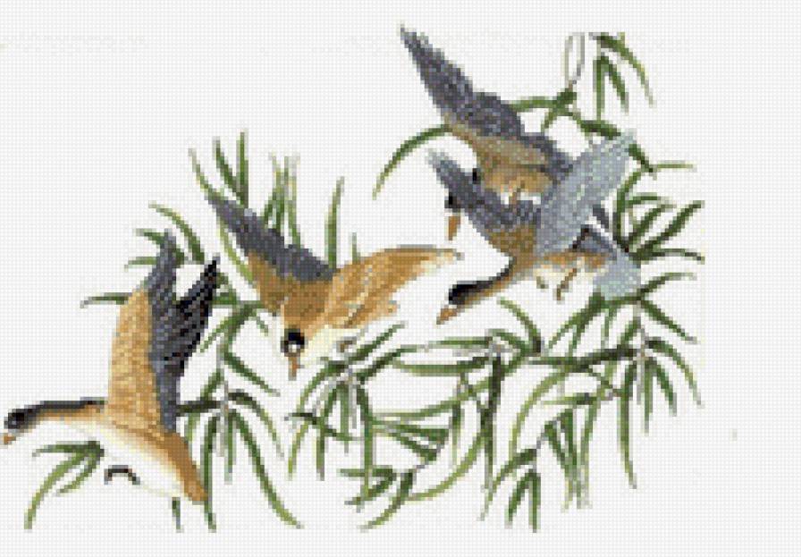 триптих 2 гуси-лебеди - предпросмотр