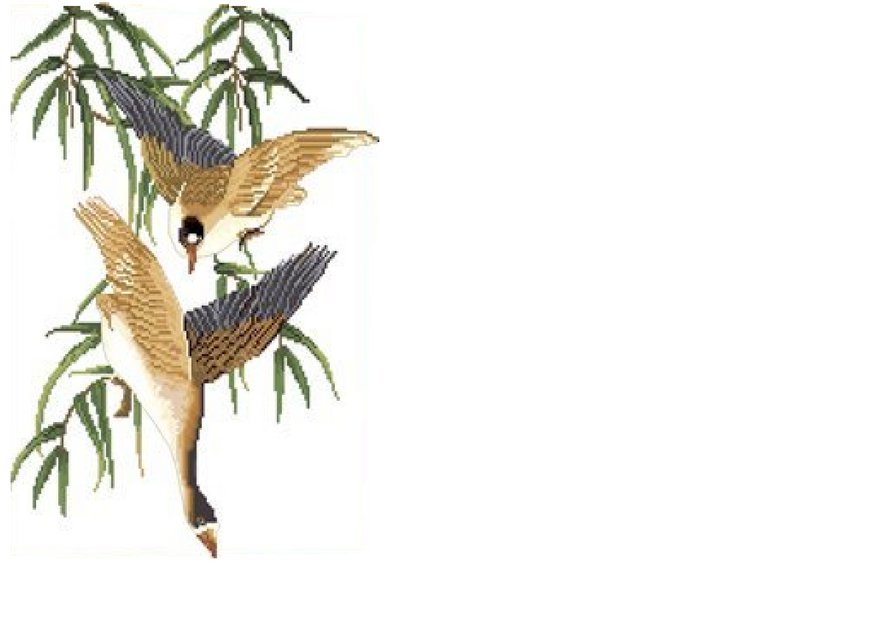 триптих 3 гуси-лебеди - оригинал