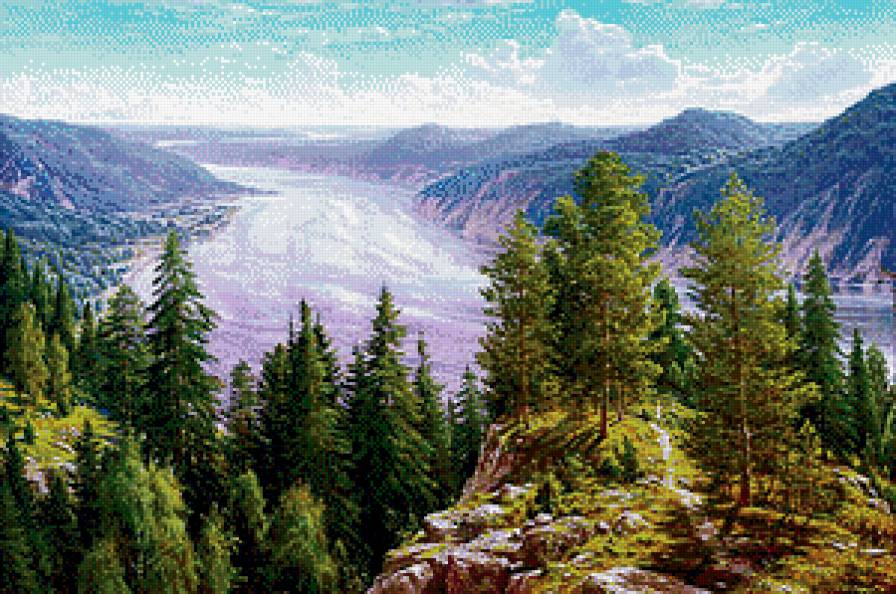 Таёжный край - пейзаж, природа, россия, тайга, лес - предпросмотр