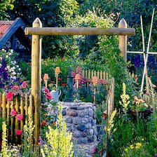 Схема вышивки «колодец»