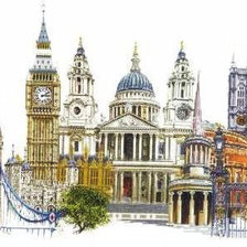 Схема вышивки «Серия: Города»