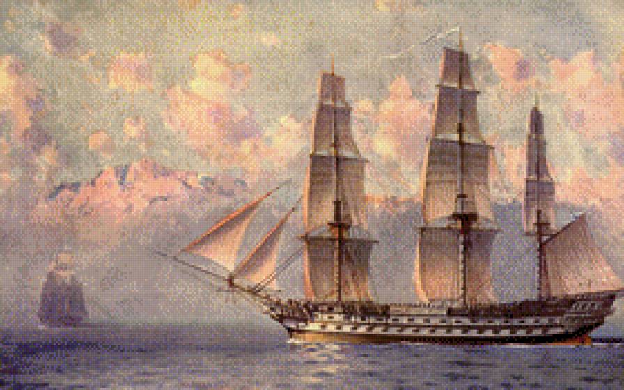 корабли - корабль, море - предпросмотр