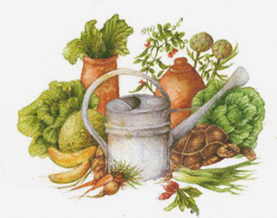 Натюрморт - джен харбон, натюрморт, живопись, акварель - предпросмотр