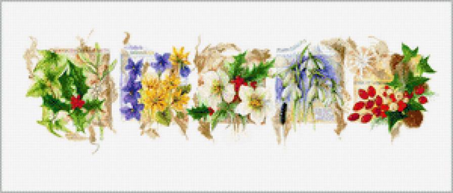 Цветы.Акварель - живопись, цветы, букеты, акварель, джен харбон - предпросмотр