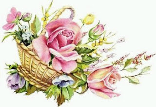 Цветы в корзине - оригинал