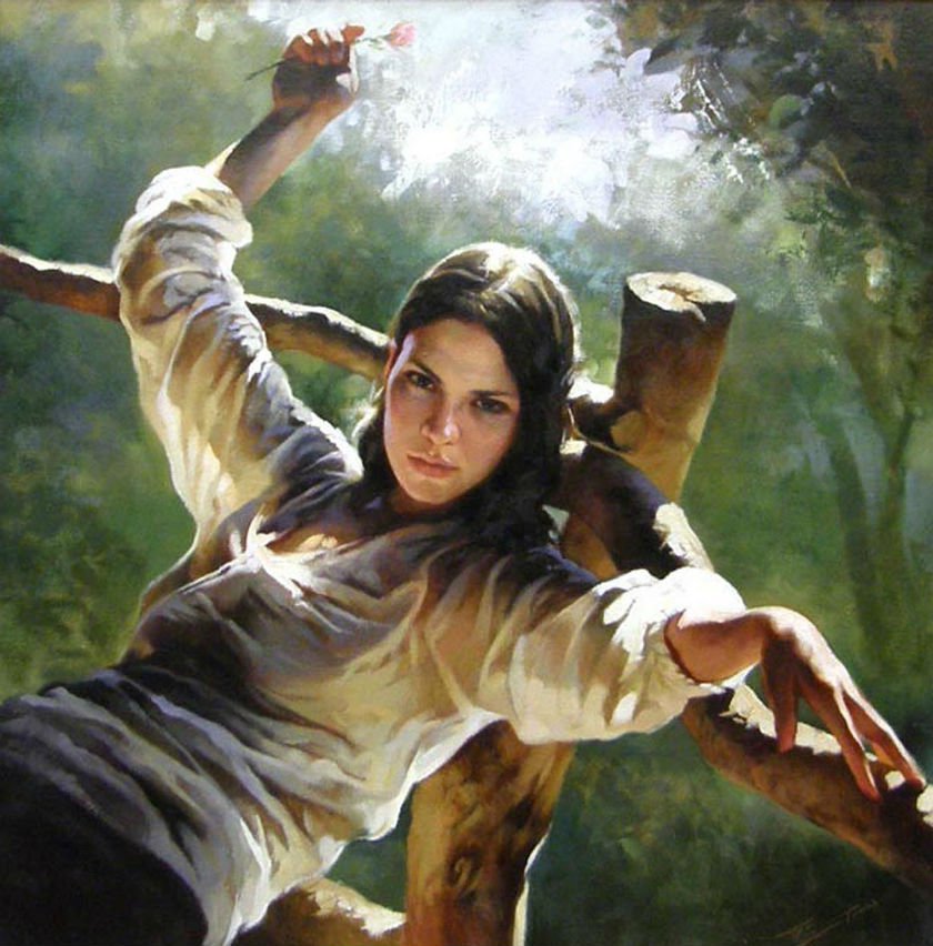 лето - девушка, отдых, лето, природа, женский образ - оригинал