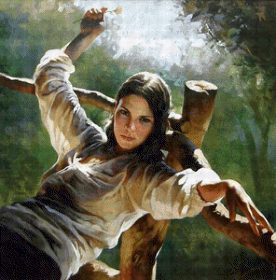 лето - женский образ, отдых, лето, девушка, природа - предпросмотр