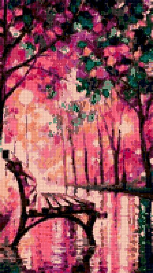 Вечерняя прогулка - краски, фонари, вечер, прогулка - предпросмотр