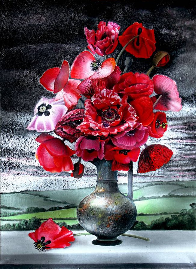 букет - картина цветы - оригинал