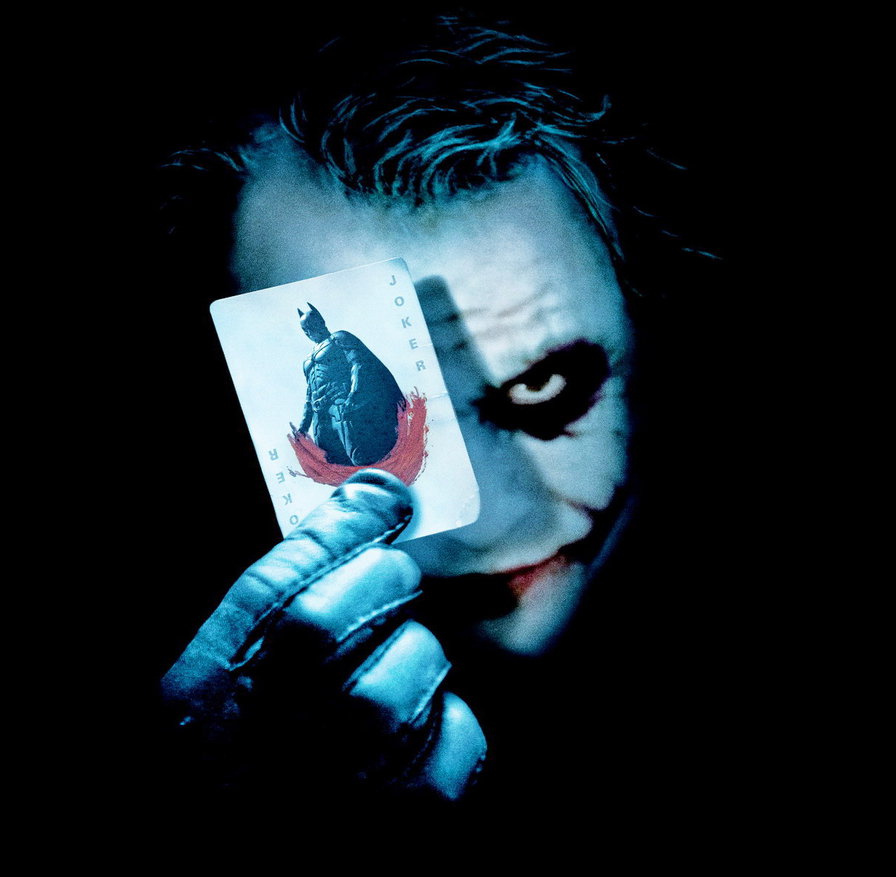 Джокер - джокер. темный рыцарь - оригинал