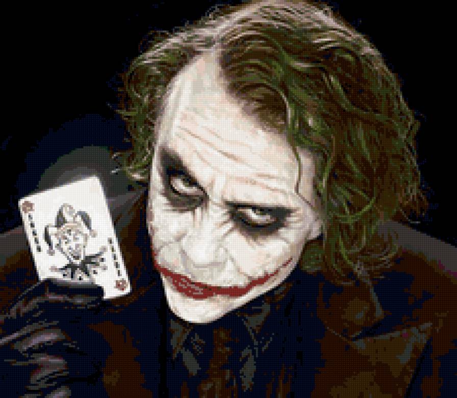 Джокер - темный рыцарь, джокер - предпросмотр