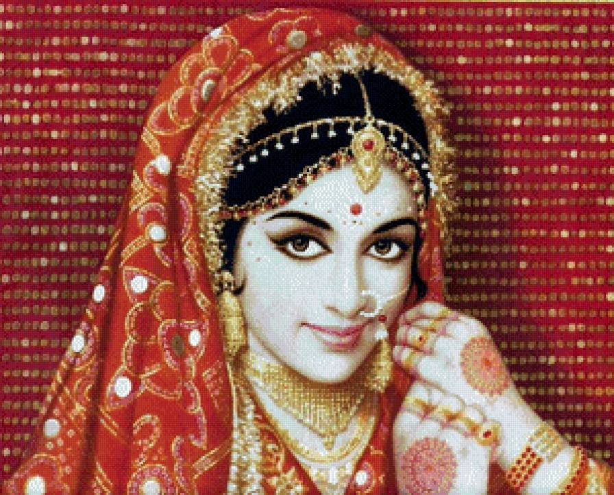 Индийская красавица - девушка, восток, красавица, индия - предпросмотр