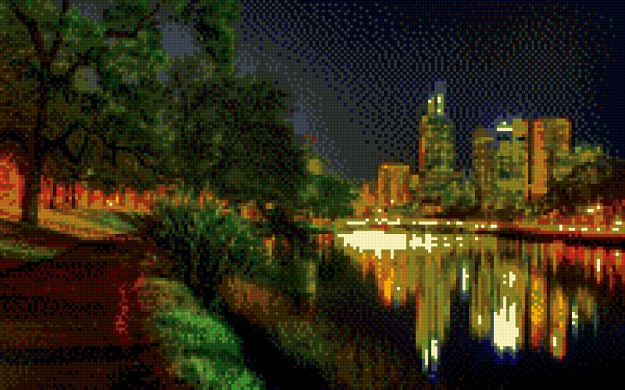 ночной город - предпросмотр