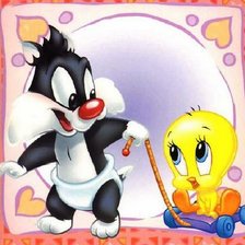 Baby Sylvestre and Baby Tweety