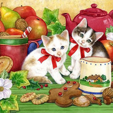 Схема вышивки «милашки»