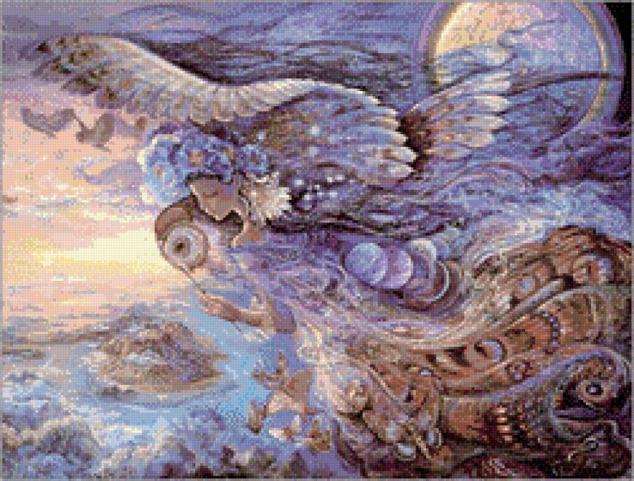 Королева ночи - фэнтези, знаменитые художники - предпросмотр