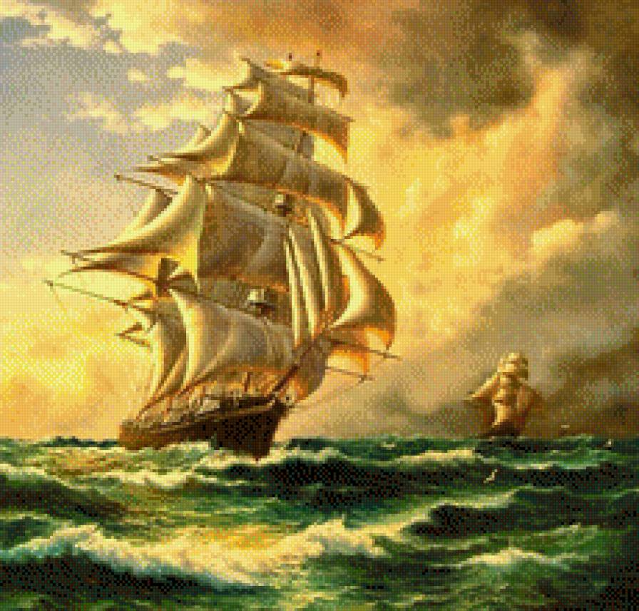 №601269 - парусник, корабль - предпросмотр