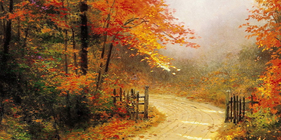 Осень - осень, живопись, природа - оригинал