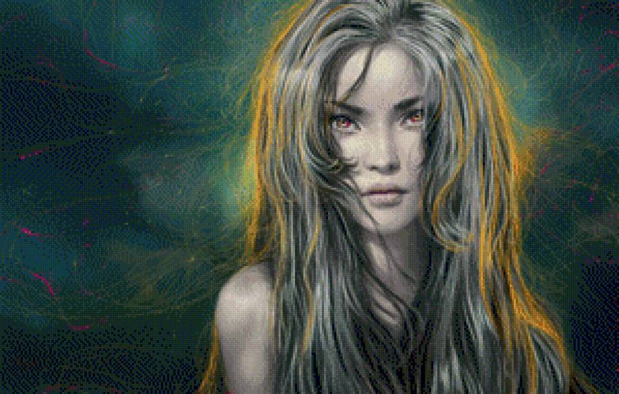 Девушка - девушки, живопись - предпросмотр