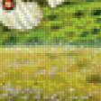 Предпросмотр схемы вышивки «пейзаж с бабочками» (№601523)