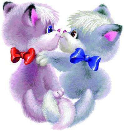 гламурная любовь - котики - оригинал