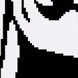 Предпросмотр схемы вышивки «зебра(черно-белая)» (№601717)