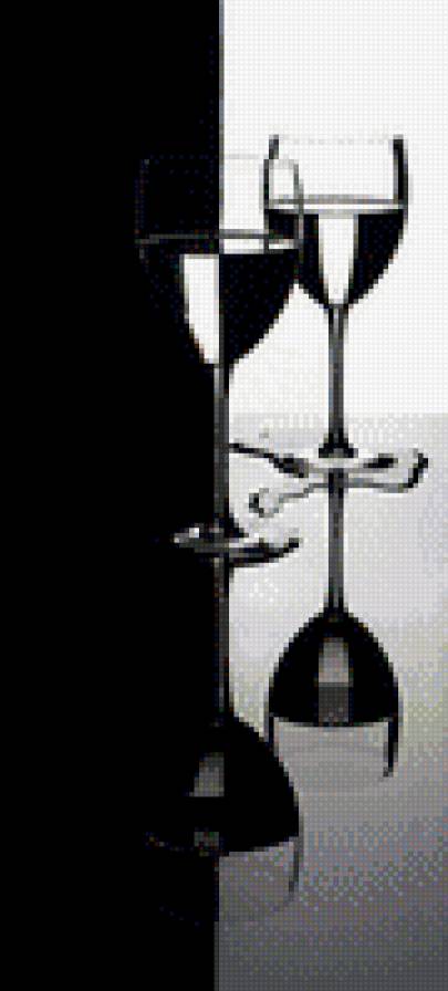 натюрморт - стекло., фужеры - предпросмотр