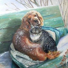 Схема вышивки «Верность»