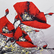 Схема вышивки «маки»