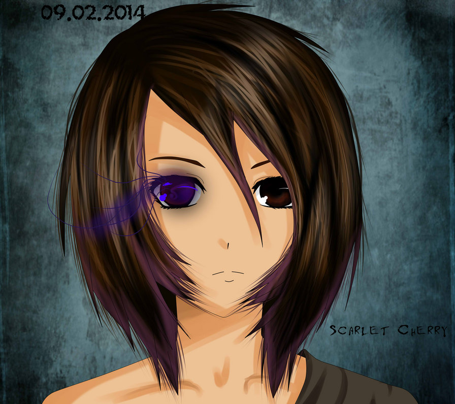 Мика-тян - жрица, арт, няшка, марика, аниме - оригинал