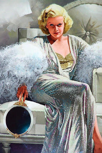 дама в блестящем платье - дама, женщина - оригинал