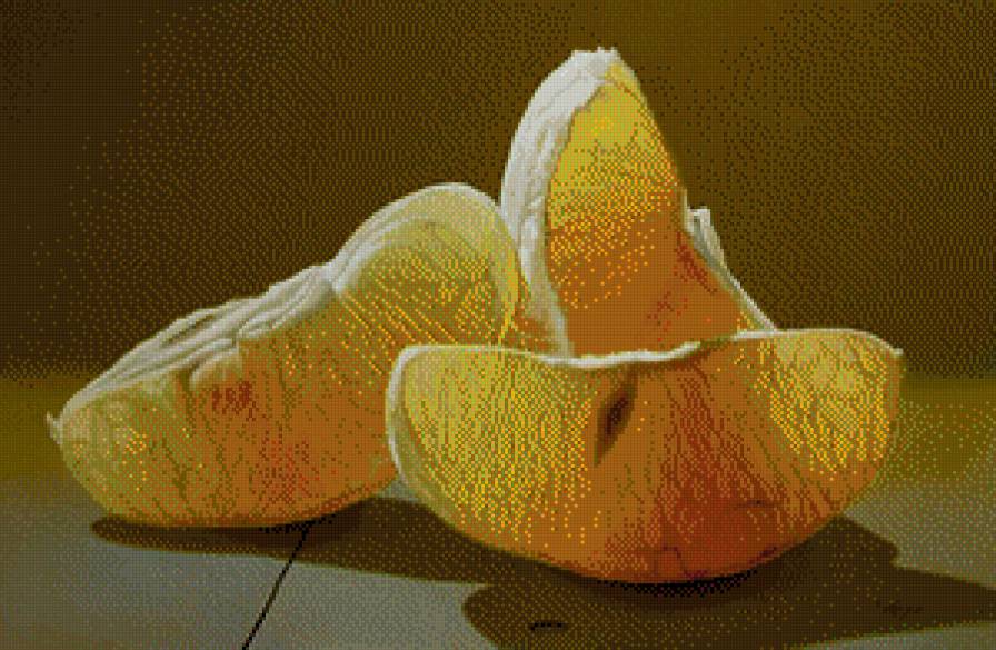 Дольки апельсина - mickie acierno, живопись, апельсины - предпросмотр