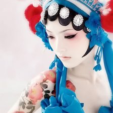 Схема вышивки «Гейша»